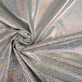 Lamé Holografisch Sparkle Zilver