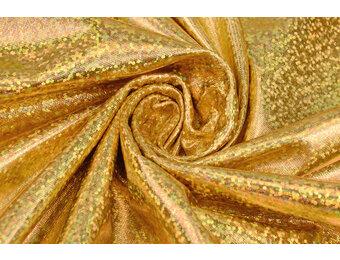 Lamé Holographic Sparkle Gold