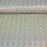 Lamé Holographic Cosmos Silver