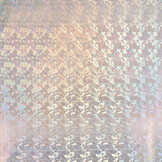 Lamé Holographic Cosmos Silver