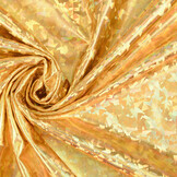 Lamé Holografisch Cosmos Goud