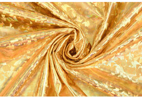 Lamé Holografisch Kosmos Gold