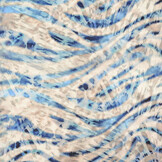 Digitaal Stretch Katoen Wave Diffused Blauw