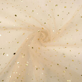 Fine Tulle Almond Stars Gold