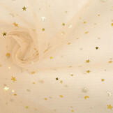 Fine Tulle Almond Stars Gold