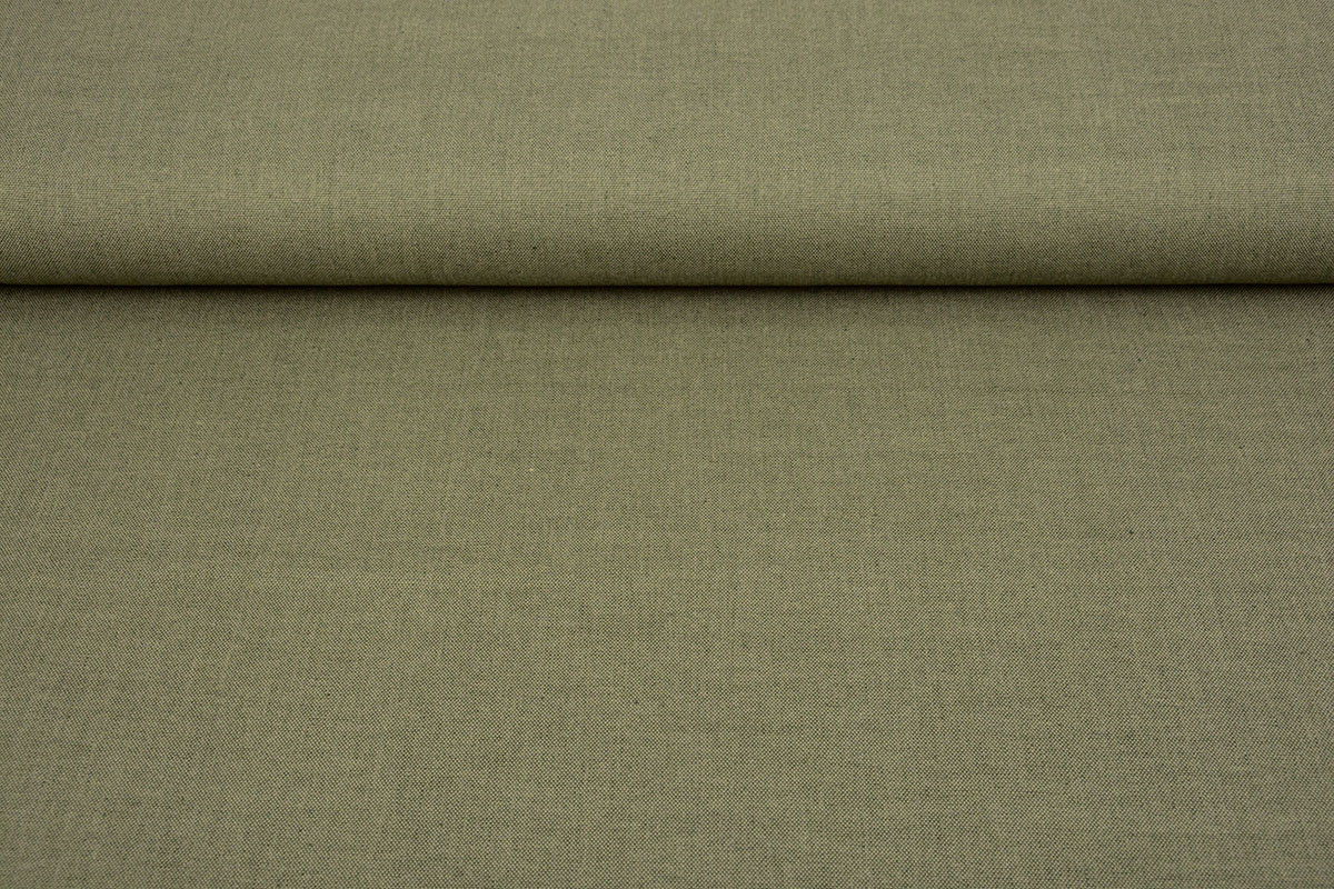 Linnen Katoen Licht Army Groen