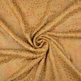 Jogging Alpenfleece Cheetah Drops Foil Ocher Yellow Melange