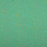 Jogging Alpenfleece Star Drops Foil Groen Melange