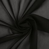 100% Voile Zwart