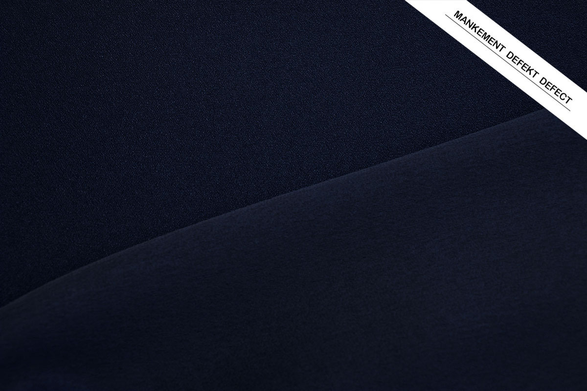 Stretch Krepp Satin 2 Seiten Marine