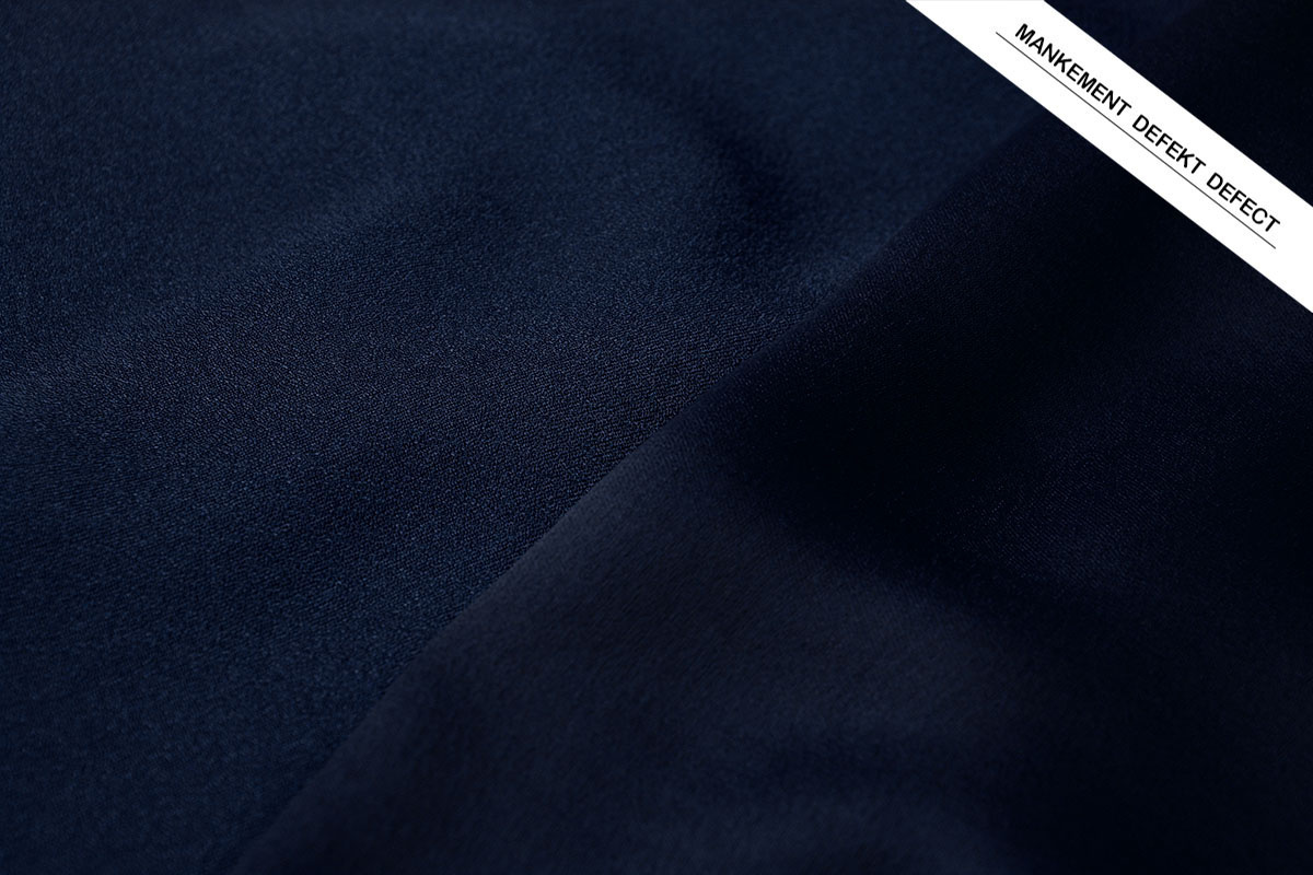 Stretch Krepp Satin 2 Seiten Marine