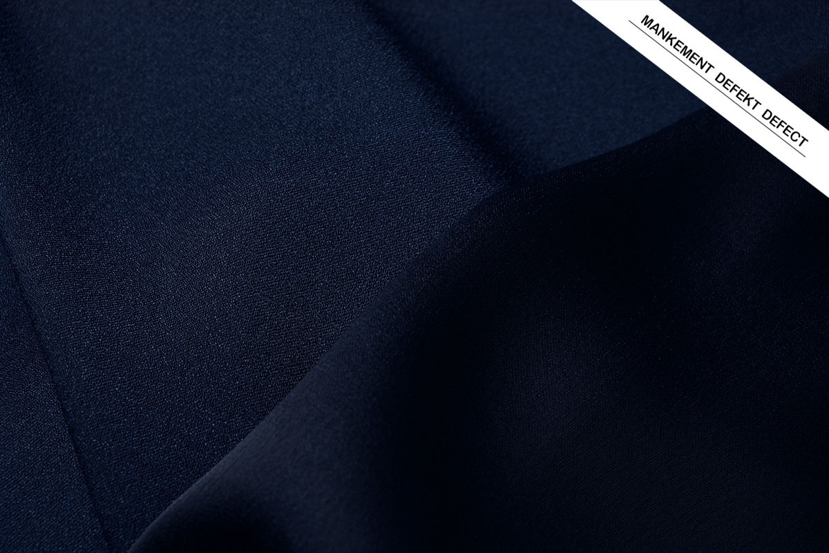 Stretch Krepp Satin 2 Seiten Marine