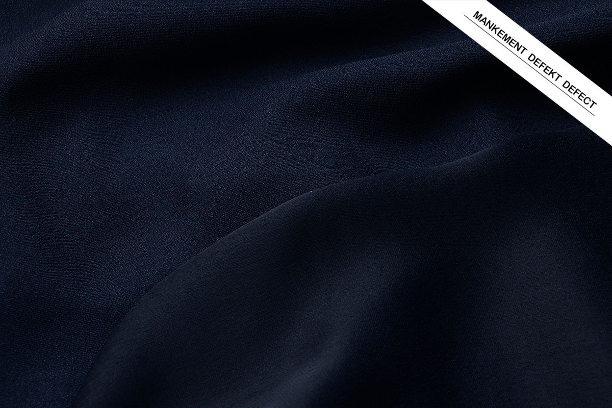 Stretch Krepp Satin 2 Seiten Marine