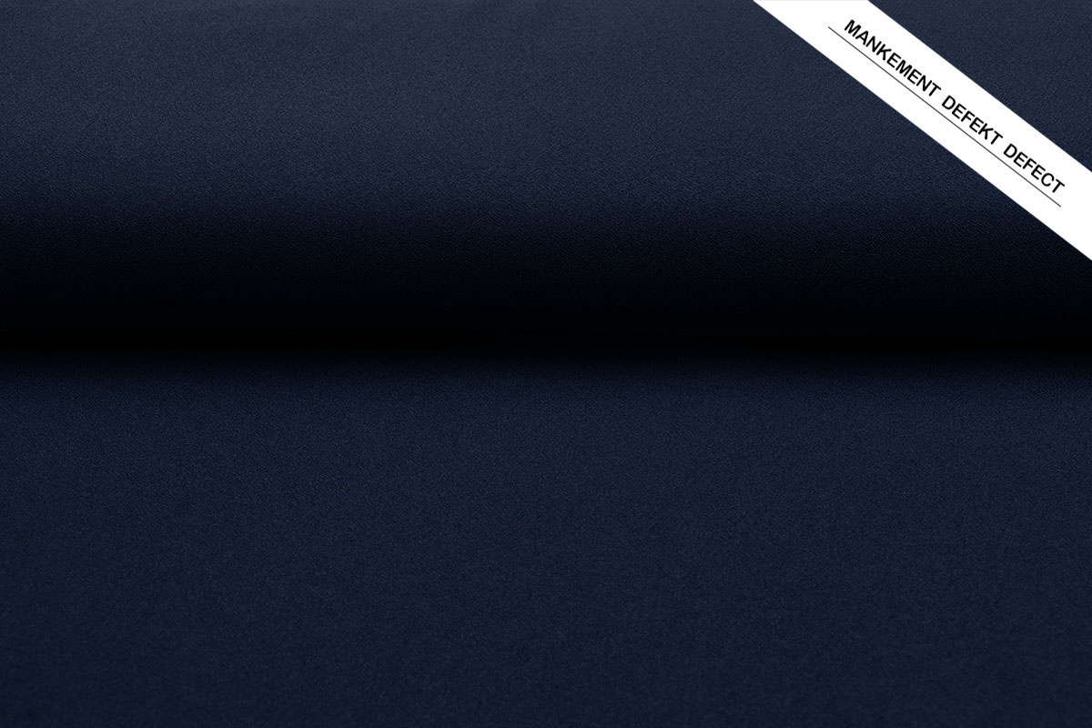 Stretch Krepp Satin 2 Seiten Marine