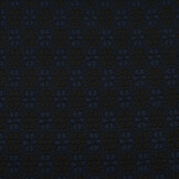Gestrickt Jacquard Blumen Marine-Schwarz