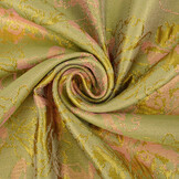 Brokat Celeste Grün - Rosa