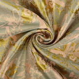 Brocade Celeste Sea Green - Pink