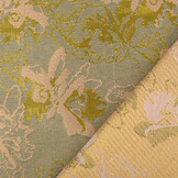 Brocade Celeste Sea Green - Pink