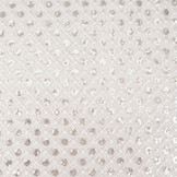 Mesh Embroidered Sequins  Chaira White