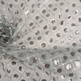 Mesh Embroidered Sequins  Chaira Grey