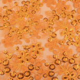 Mesh Embroidered Sequins Rosetta Orange