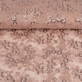 Mesh Embroidered Sequins Rosetta Powder Pink