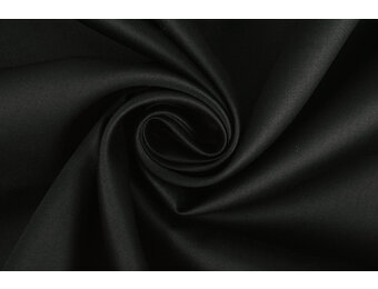 Katoen Satijn Zwart