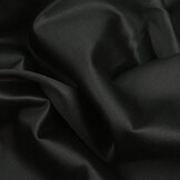 Baumwolle Satin Schwarz