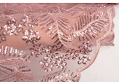 Mesh Embroidered Sequins Lizanne Old Pink