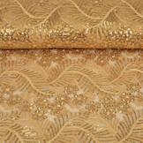Netz Bestickt Pailletten Lizanne Gold