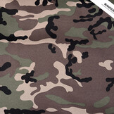 Army Polyester Cotton Brown Green