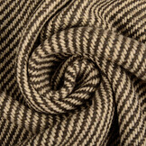 Wollen Stof Bruin Beige