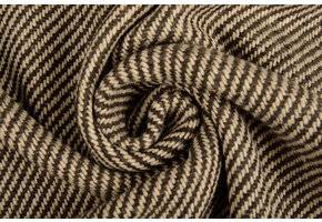Wollen Stof Bruin Beige