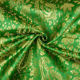 Brokat Paisley Fantasy Grün