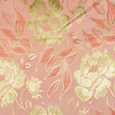 Brokaat Bloemen Ramira Roze-Goud