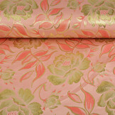 Brocade Flowers Ramira Pink-Gold