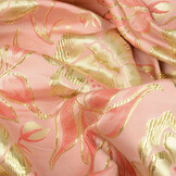 Brokaat Bloemen Ramira Roze-Goud