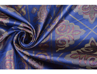 Brokat Diniya Kobaltblau