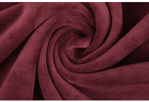 Nicky Velours Bordeaux Red