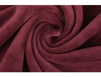 Nicki Samt Bordeaux Rot