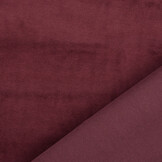 Nicky Velours Bordeaux Rood