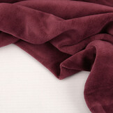 Nicki Samt Bordeaux Rot