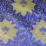 Brocade Flowers Levani Royal Blue