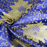 Brocade Flowers Levani Royal Blue