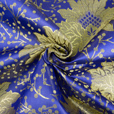 Brocade Flowers Levani Royal Blue
