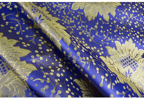Brocade Flowers Levani Royal Blue