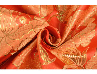 Brocade Flowers Dhara Red