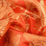 Brokaat Bloemen Dhara Rood