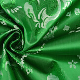 Brokaat Paisley Devika Grasgroen