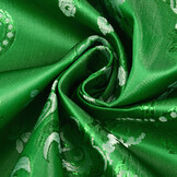 Brocade Paisley Devika Grass Green
